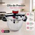 OLLA DE PRESION (ACERO INOXIDABLE) + 1 AÑO DE GARANTIA