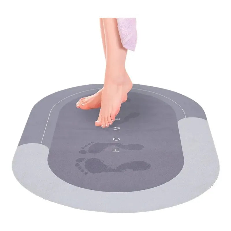 Alfombra de baño absorbente y antideslizante