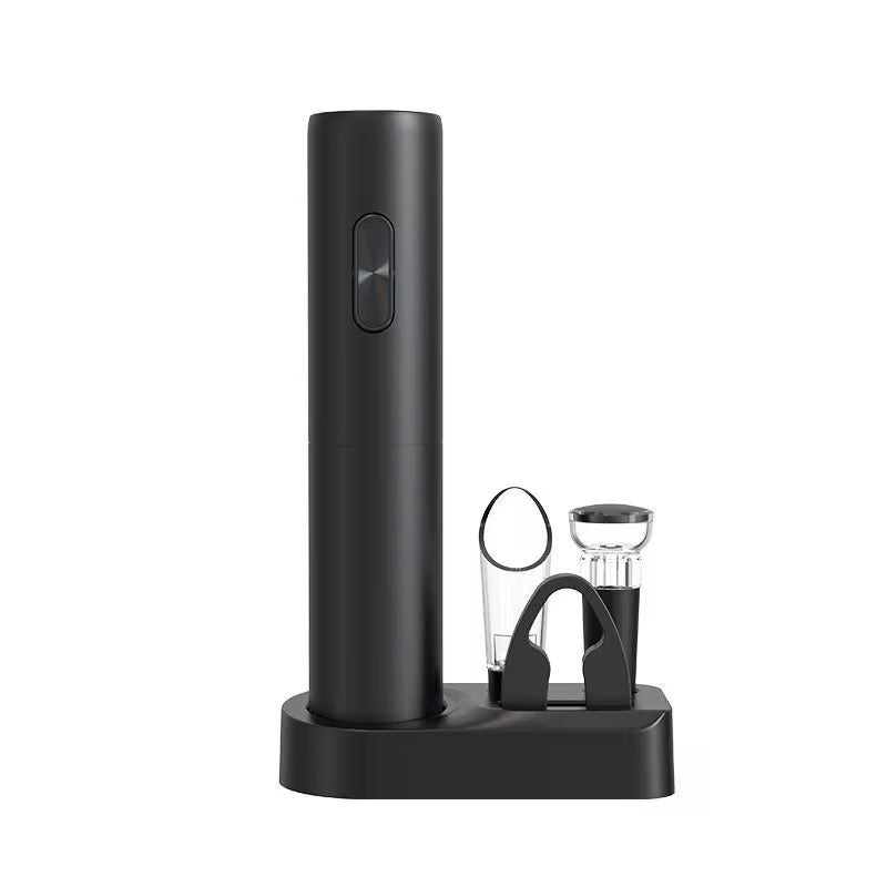 Set descorchador para vinos + Base ( 5 en 1 )