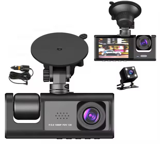 Dashcam para auto 3 en 1