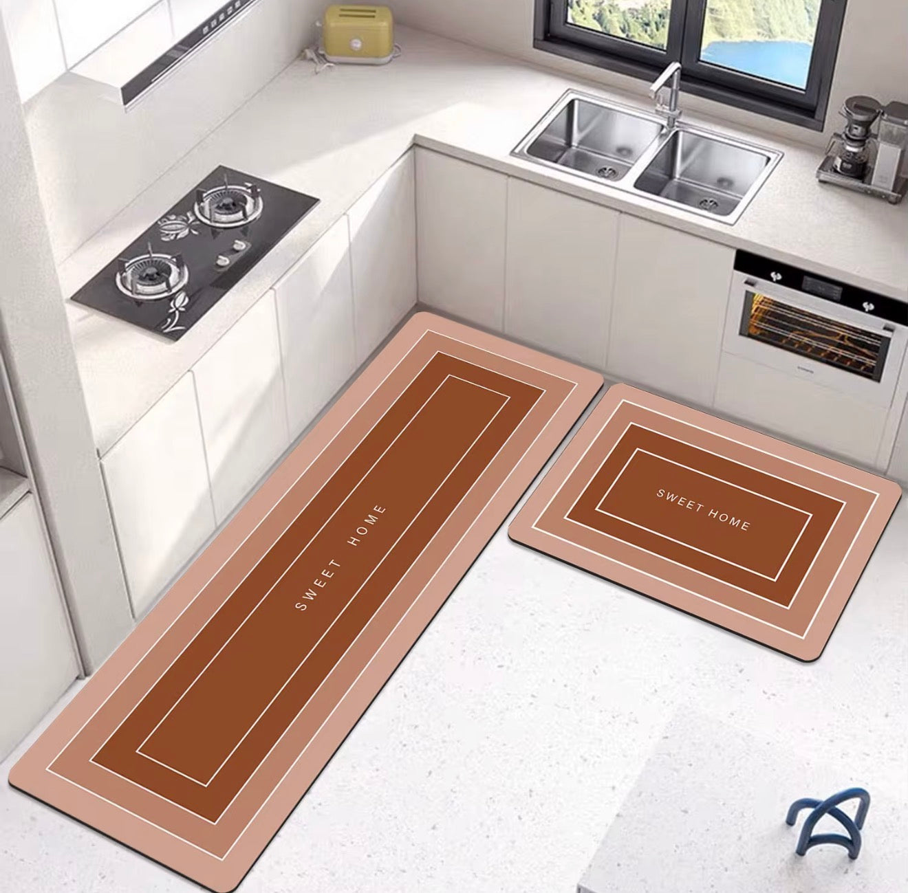 Set de 2 alfombras para cocina