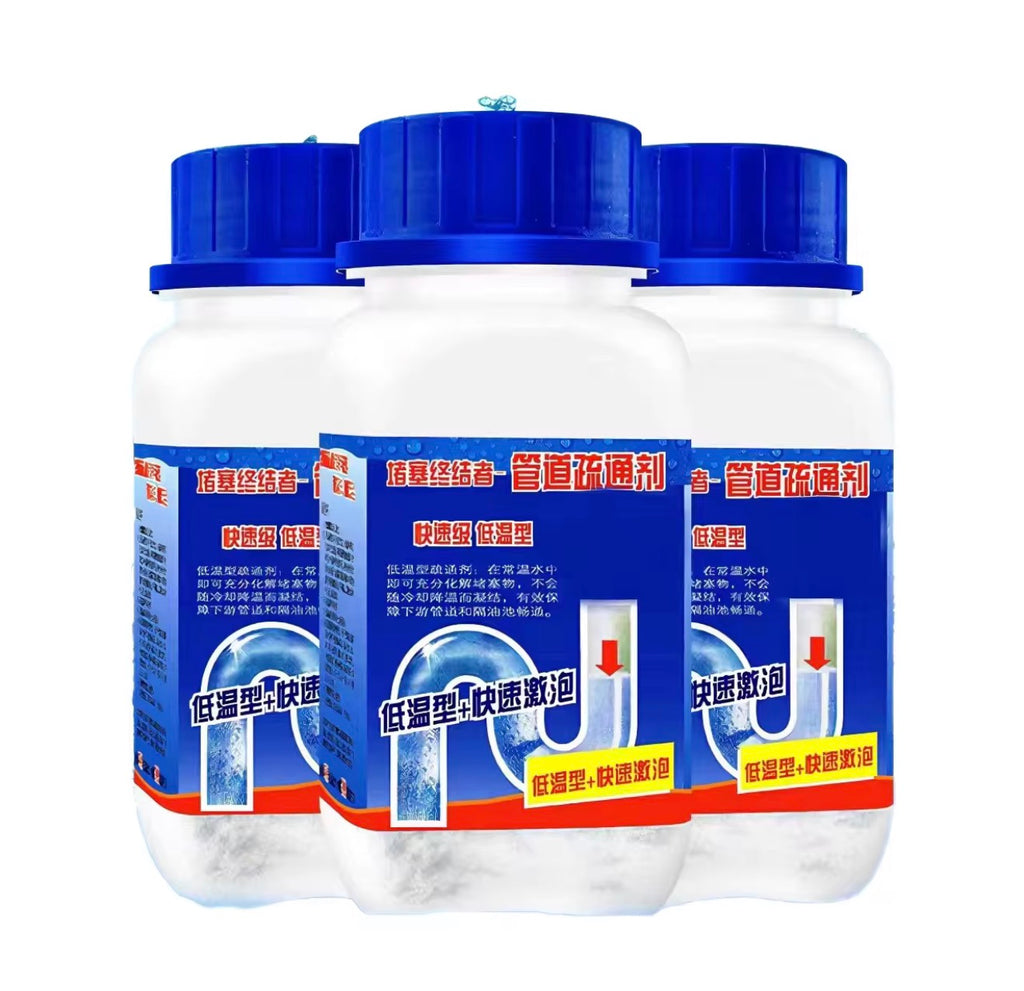 Polvo destapa tubería