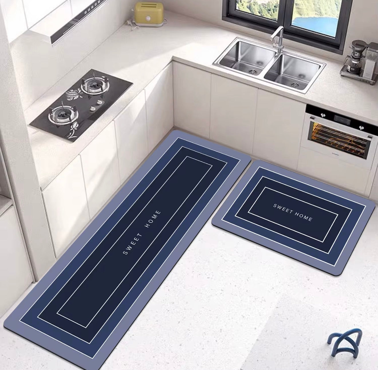 Set de 2 alfombras para cocina