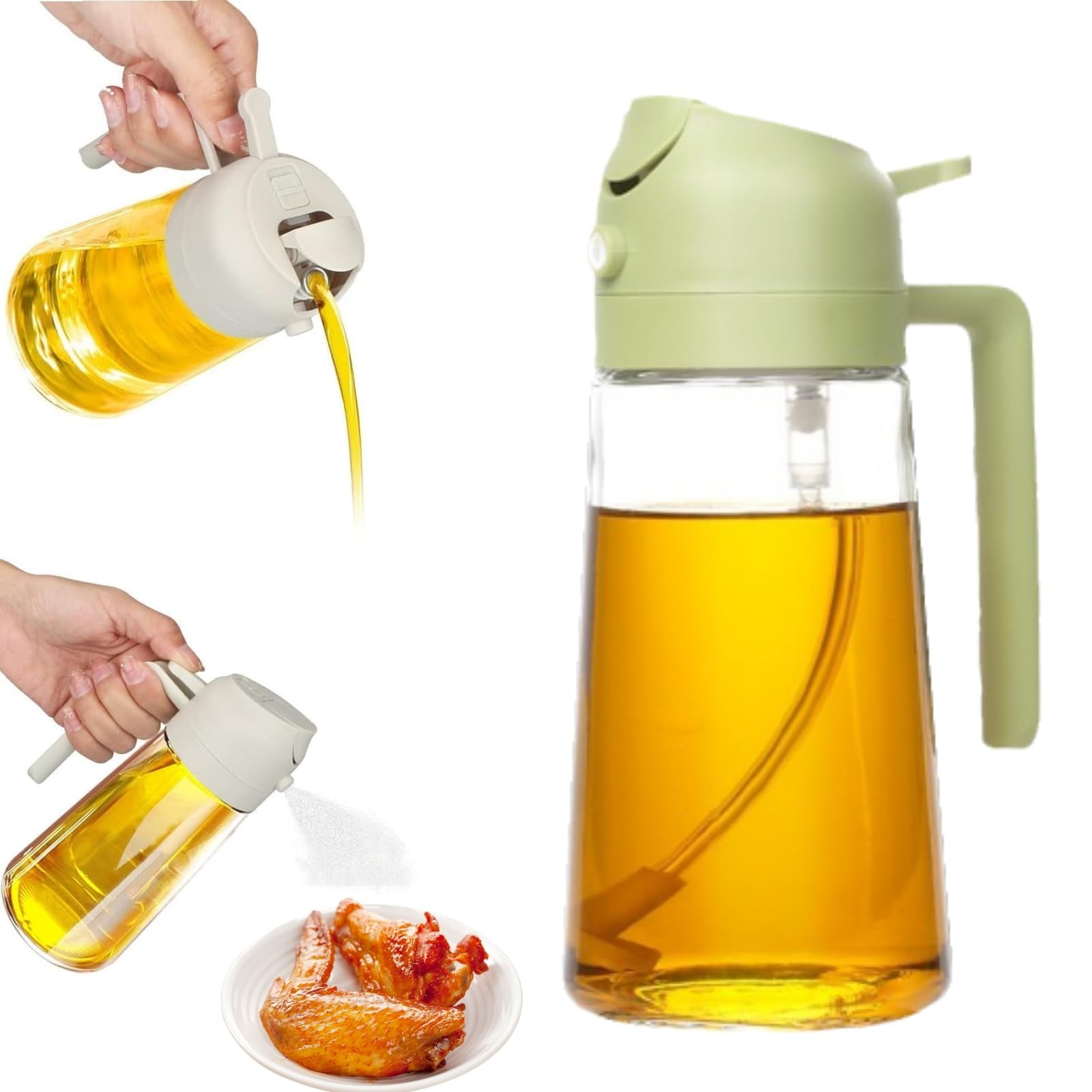 Dispensador de aceite 2 en 1 (450 ml)