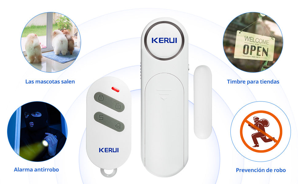 Alarma para puertas y ventanas (precio por unidad)